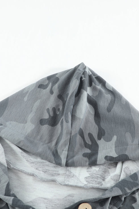 Print Kangaroo Pocket Hoodie