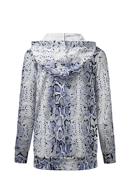 Print Kangaroo Pocket Hoodie