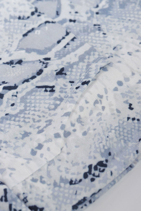 Print Kangaroo Pocket Hoodie