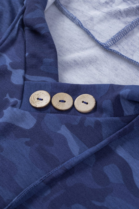 Print Kangaroo Pocket Hoodie