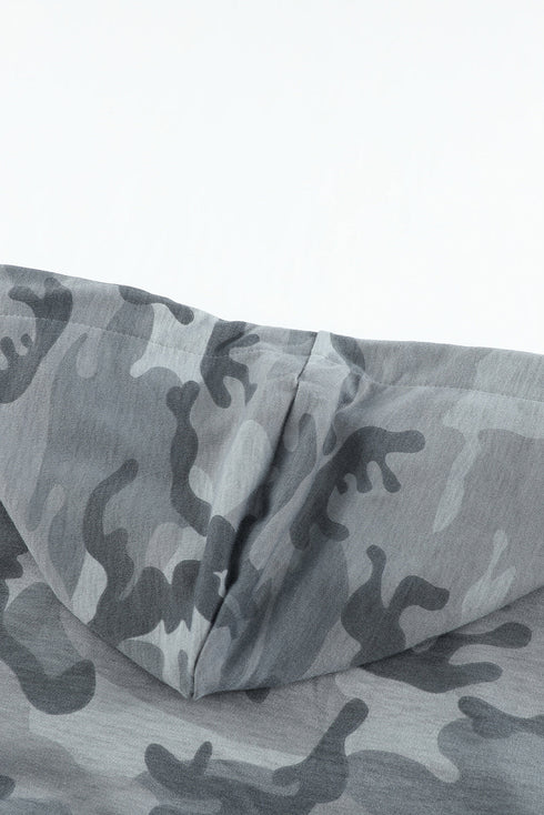 Print Kangaroo Pocket Hoodie