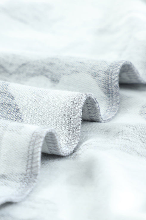 Print Kangaroo Pocket Hoodie