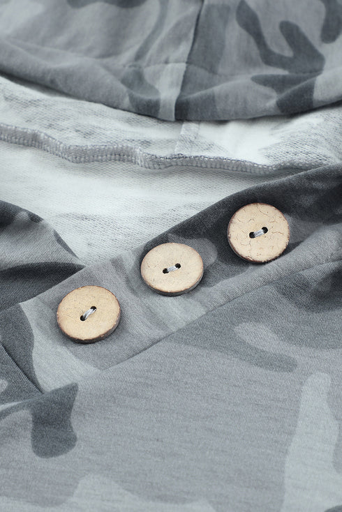 Print Kangaroo Pocket Hoodie