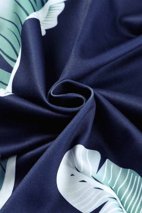 Print Off Shoulder Slit Bodycon Midi Dress