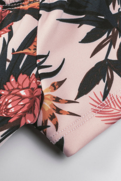 Print Off Shoulder Slit Bodycon Midi Dress