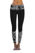 Printed Details Leggings Yoga Pants