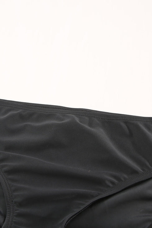 Printed Lined Tankini Swimsuit