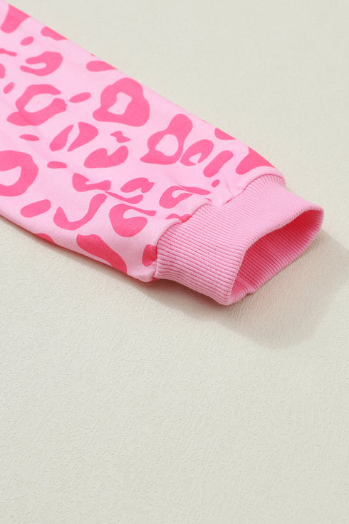 Printed Long Sleeve Satin Shorts Two Piece Loungewear