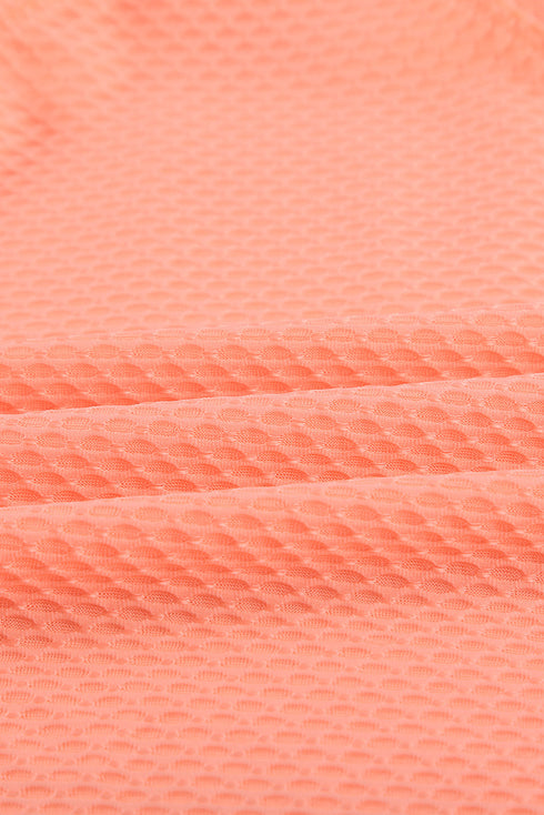 Printed Splicing Racerback Tankini