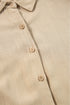 Puff Sleeve Buttoned Tiered Pleated Shirt Mini Dresses