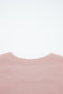 Puff Sleeve Crop Pullover Drawstring Wide Leg Pant Set