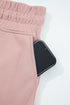 Puff Sleeve Crop Pullover Drawstring Wide Leg Pant Set
