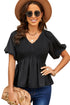 Puff Sleeve Smocked Top