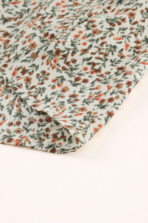 Puff Sleeve Smocked Top