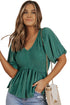 Puff Sleeve Smocked Top