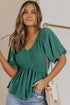 Puff Sleeve Smocked Top