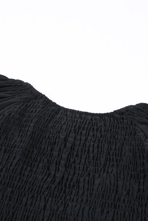 Puff Sleeve Smocked Top