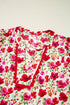 Puff Sleeve Tiered Ric Rac Pocketed Mini Floral Dresses
