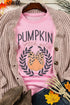 Pumpkin Patch Girly Graphic Crew Neck Sweatshirt