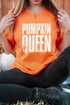 Pumpkin Queen Letter Print Oversized Graphic Tee