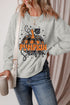 Pumpkin Season Graphic Crew Neck Pullover Sweatshirt