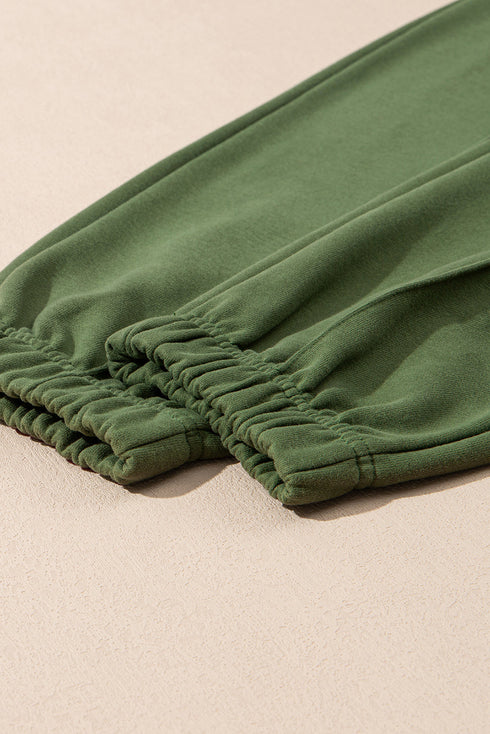 Quarter Zip Pullover And Pintuck Jogger Matching Set