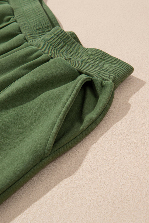 Quarter Zip Pullover And Pintuck Jogger Matching Set