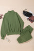 Quarter Zip Pullover And Pintuck Jogger Matching Set