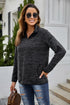 Quarter Zip Pullover Sweatshirt