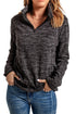 Quarter Zip Pullover Sweatshirt