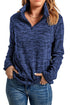 Quarter Zip Pullover Sweatshirt