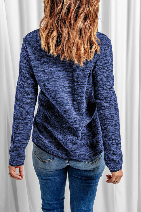 Quarter Zip Pullover Sweatshirt