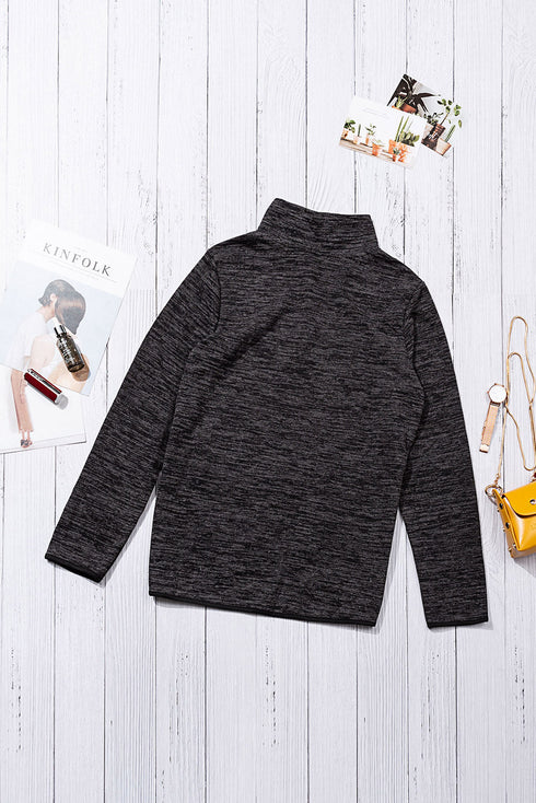 Quarter Zip Pullover Sweatshirt