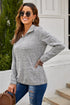 Quarter Zip Pullover Sweatshirt