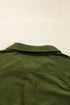 Quarter Zip Raglan Sleeve Kangaroo Pocket Sweatshirt