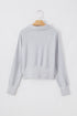 Quarter Zip Raglan Sleeve Kangaroo Pocket Sweatshirt