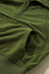 Quarter Zip Raglan Sleeve Kangaroo Pocket Sweatshirt