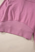 Quarter Zip Raglan Sleeve Kangaroo Pocket Sweatshirt
