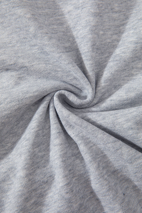 Quarter Zip Raglan Sleeve Kangaroo Pocket Sweatshirt