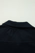 Quarter Zip Raglan Sleeve Kangaroo Pocket Sweatshirt