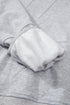 Quarter Zip Raglan Sleeve Kangaroo Pocket Sweatshirt