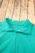 Quarter Zip Raglan Sleeve Kangaroo Pocket Sweatshirt