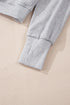 Quarter Zip Raglan Sleeve Kangaroo Pocket Sweatshirt