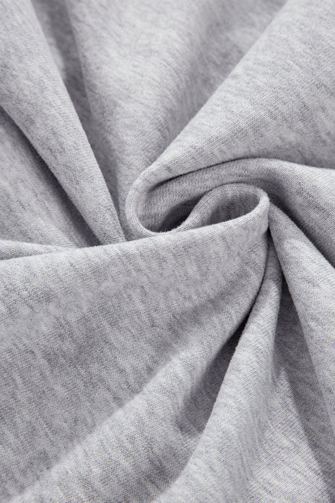 Quarter Zip Raglan Sleeve Kangaroo Pocket Sweatshirt