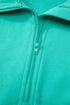 Quarter Zip Raglan Sleeve Kangaroo Pocket Sweatshirt