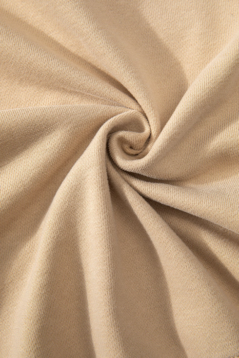 Quarter Zip Stand Neck Kangaroo Pocket Sweatshirt