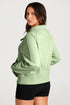 Quarter Zip Stand Neck Kangaroo Pocket Sweatshirt