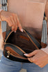 Quilted Faux Leather Chain Strap Rectangular Crossbody Bag