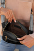 Quilted Faux Leather Chain Strap Rectangular Crossbody Bag