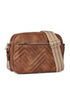 Quilted Faux Leather Chain Strap Rectangular Crossbody Bag